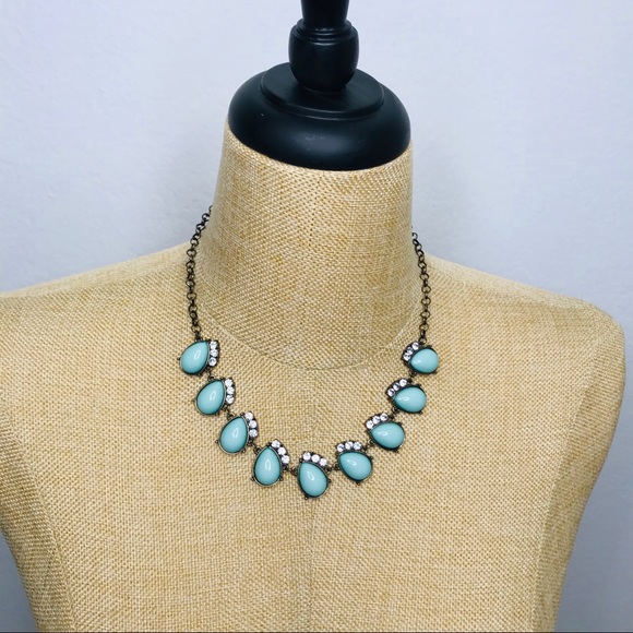 J. Crew Factory Blue Statement Necklace Bundle - Picture 2 of 7